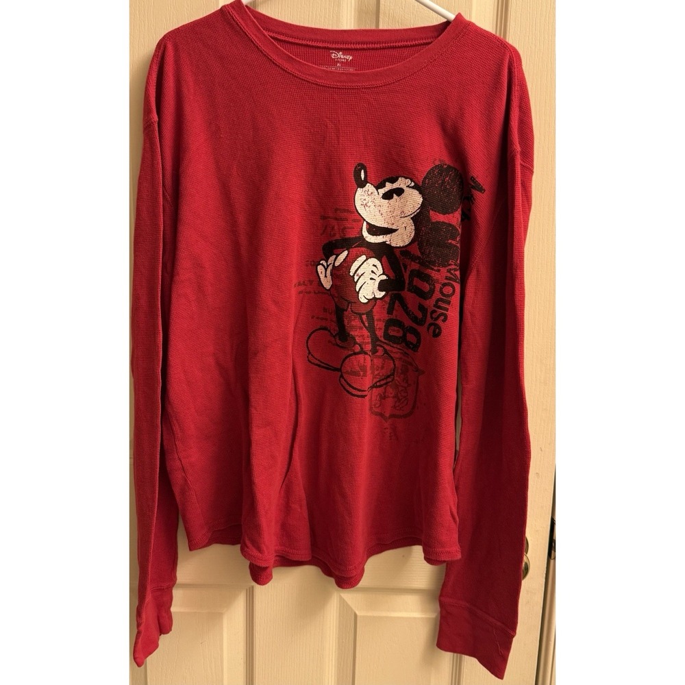 Disneyβ Store Mickey Mouse 1928 Long Sleeve Unisex XL Thermal Henley Pullover